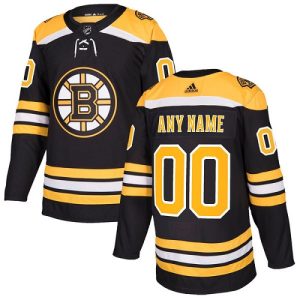 NHL Boston Bruins Trikot Benutzerdefinierte Heim Schwarz Authentic